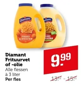 Aanbieding: Diamant Frituurvet of -olie