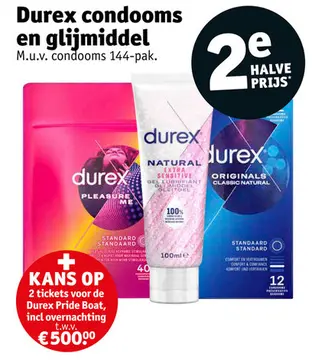 Aanbieding: Condooms en glijmiddel