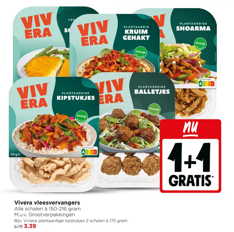 Aanbieding: Vivera vleesvervangers