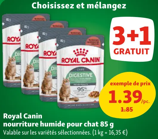 Offre: Nourriture humide pour chat