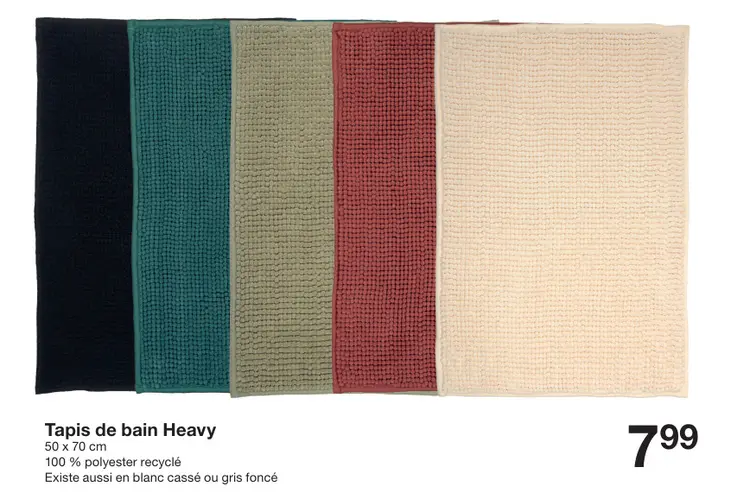 Offre: Tapis de bain Heavy