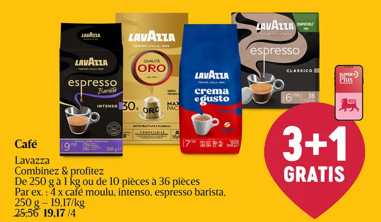 Offre: Café Lavazza