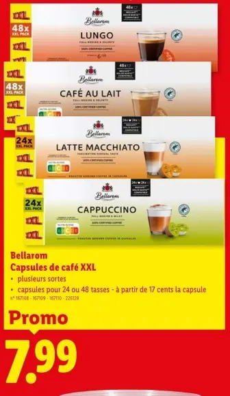 Offre: Capsules de café XXL