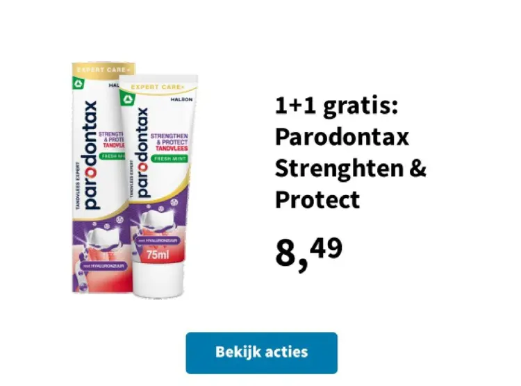 Promotie: Parodontax Strenghten & Protect