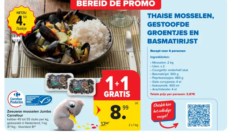 Promotie: Zeeuwse mosselen Jumbo