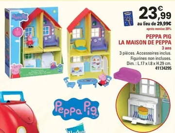 Offre: PEPPA PIG LA MAISON DE PEPPA