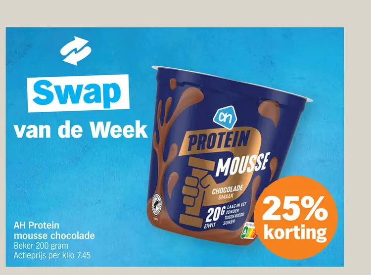 Promotie: Protein mousse chocolade