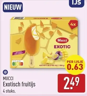 Aanbieding: Exotisch fruitijs
