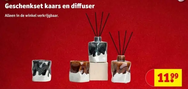 Aanbieding: Geschenkset kaars en diffuser