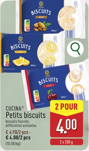 Offre: CUCINA® Petits biscuits