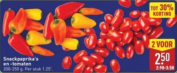 Aanbieding: Snackpaprika's en-tomaten
