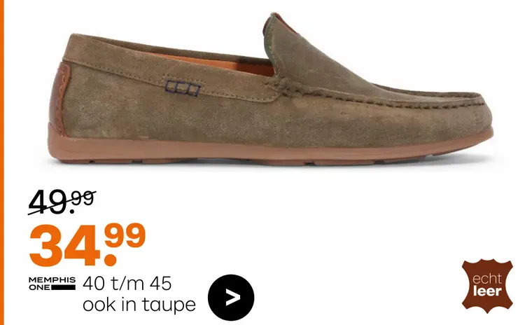 Aanbieding: Memphis one loafer taupe
