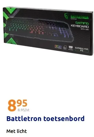 Aanbieding: Battletron toetsenbord