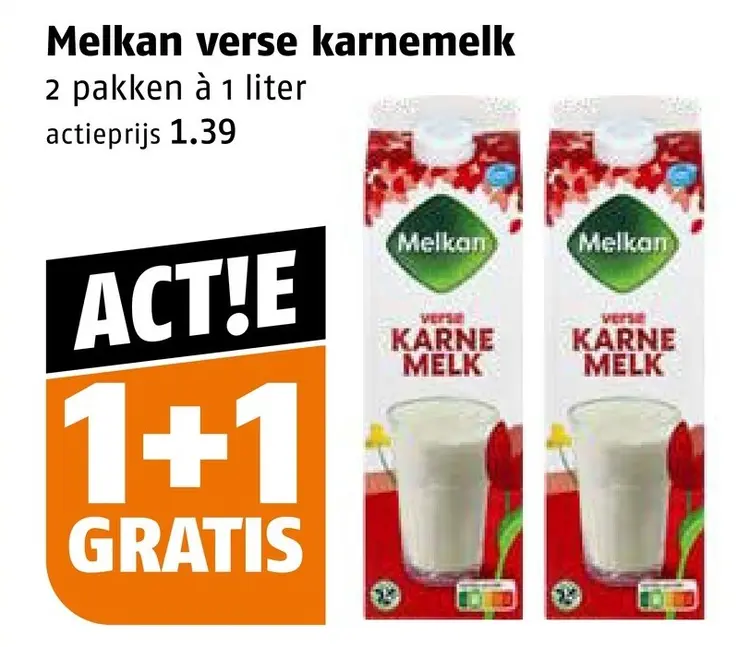 Aanbieding: Verse karnemelk