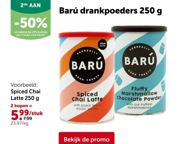 Promotie: drankpoeders