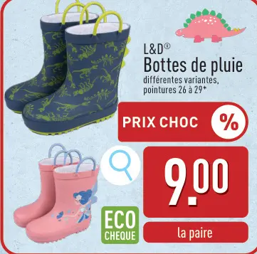 Offre: Bottes de pluie