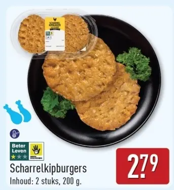 Aanbieding: Scharrelkipburgers