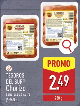 Offre: Tesoros Del Sur Chorizo