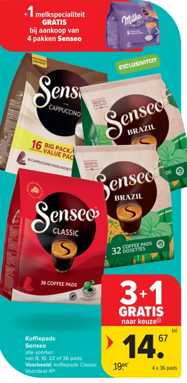 Promotie: Koffiepads