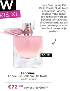 Aanbieding: La Vie Est Belle Vanilla Nude