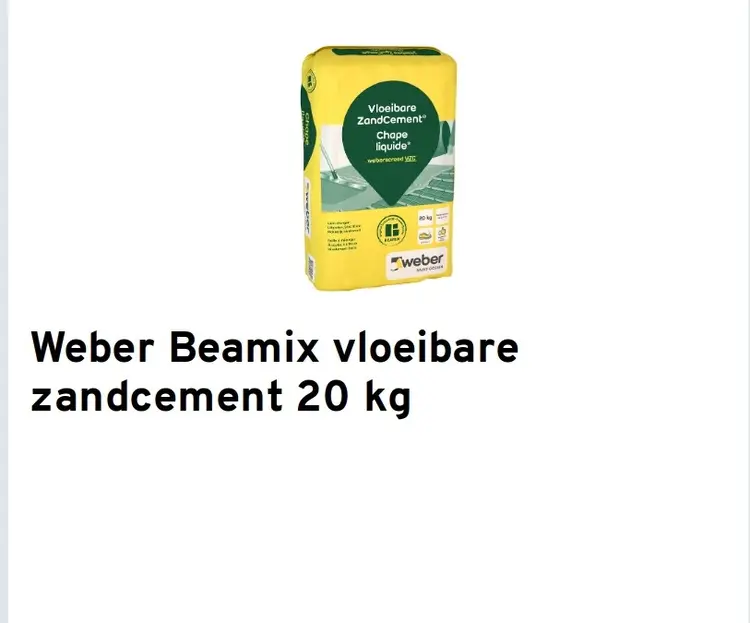 Aanbieding: Beamix vloeibare zandcement
