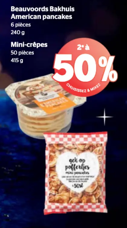 Offre: Beauvoords Bakhuis American pancakes / Mini-crêpes