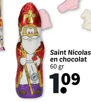 Offre: Saint Nicolas en chocolat