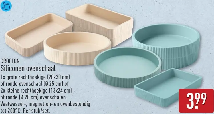 Aanbieding: Siliconen ovenschaal
