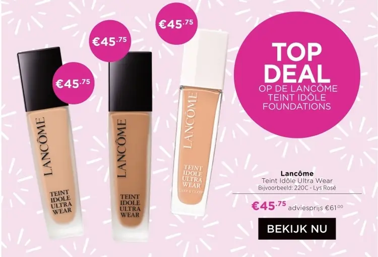 Aanbieding: Teint Idôle Ultra Wear