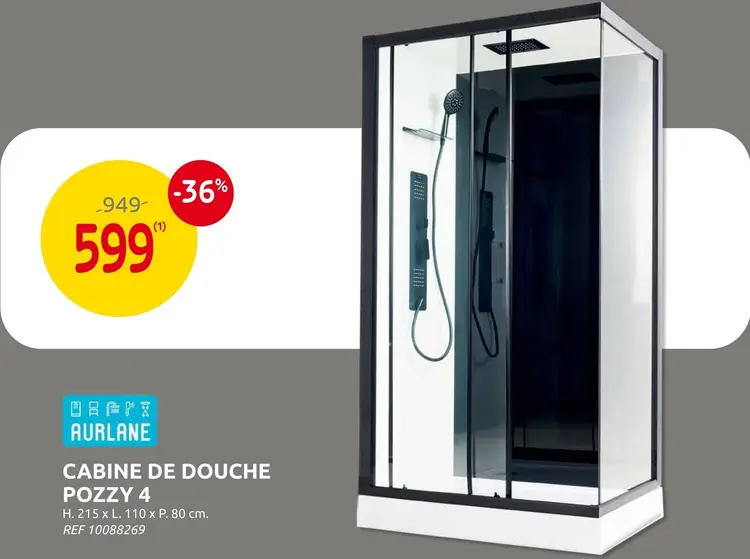 Offre: Cabine de douche Pozzy 4