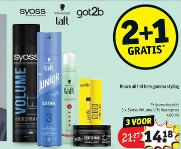 Aanbieding: Syoss Volume Lift haarspray