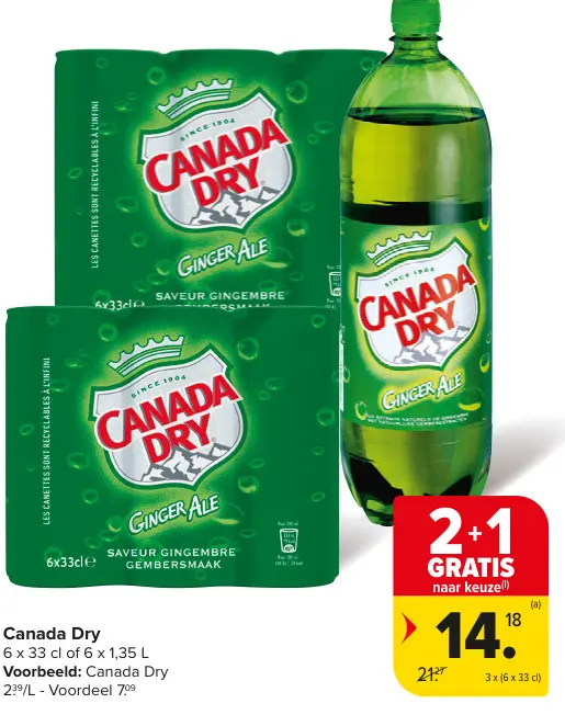 Promotie: Canada Dry