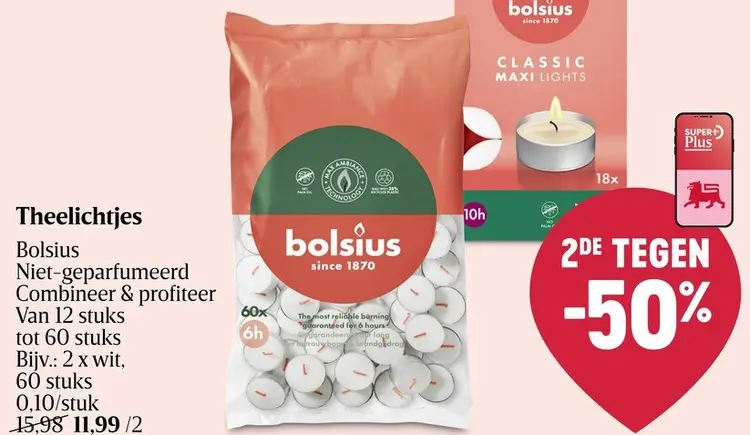 Promotie: Theelichtjes