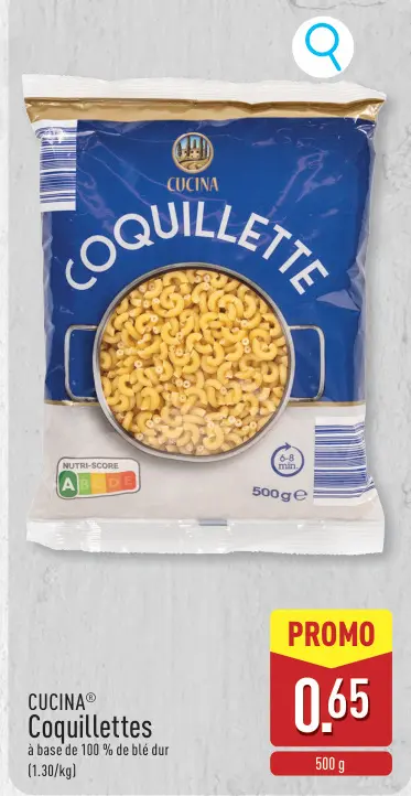 Offre: Coquillettes