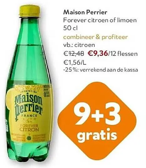 Promotie: Maison Perrier Forever citroen of limoen