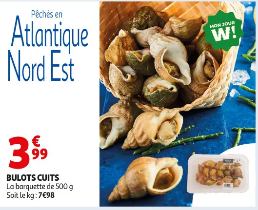 Offre: Bulots cuits