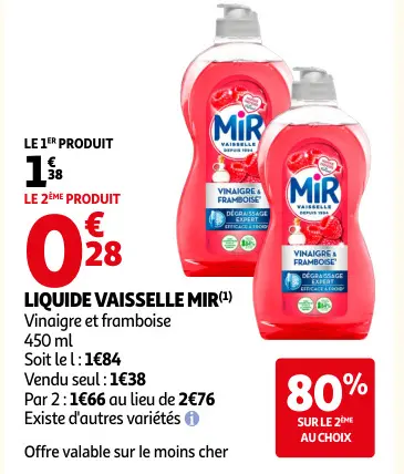 Promotie: Liquide vaisselle
