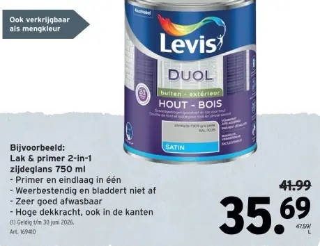 Promotie: Lak & primer 2-in-1 zijdeglans