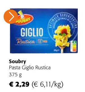 Aanbieding: Pasta Giglio Rustica