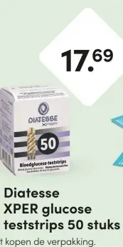 Aanbieding: Diatesse XPER glucose teststrips