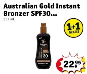 Aanbieding: Australian Gold Instant Bronzer SPF30...