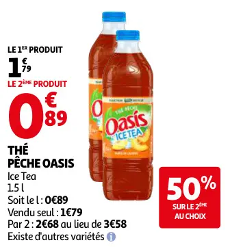 Promotie: Thé pêche