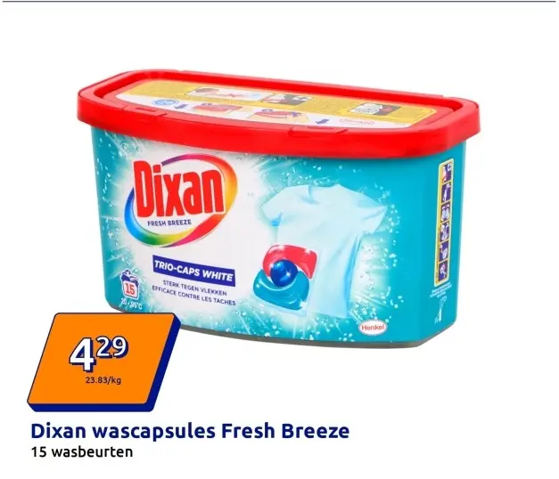 Aanbieding: Dixan wascapsules Fresh Breeze