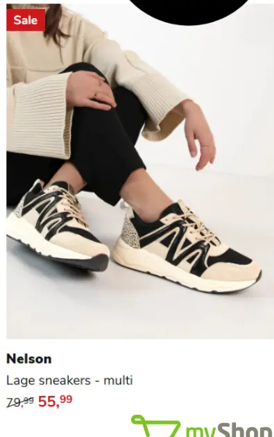 Promotie: Lage sneakers - multi