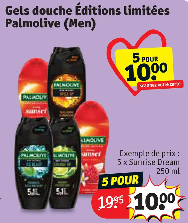 Offre: Gels douche Éditions limitées