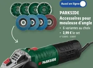 Offre: Accessoires pour meuleuse d'angle