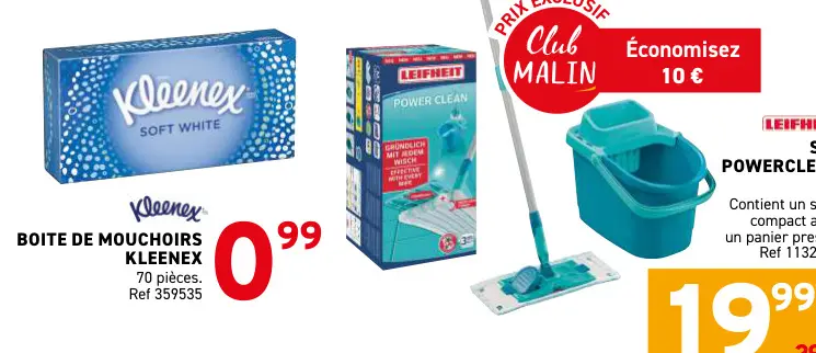 Offre: Boite de mouchoirs