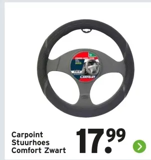 Aanbieding: Carpoint Stuurhoes Comfort Zwart