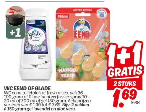 Aanbieding: WC Eend of Glade
