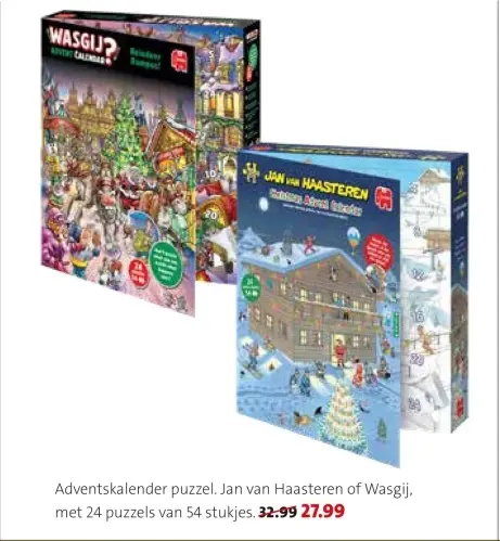 Aanbieding: Adventskalender puzzel